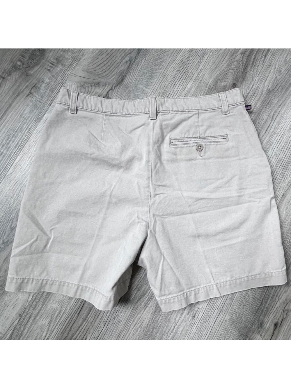 VINTAGE Polo Jeans Co Ralph
Lauren Flat Front Shorts
womens 12 Beige 5" Inseam - Picture 6 of 7